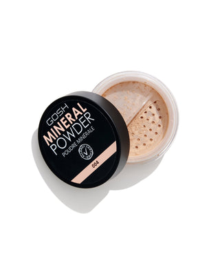 Minerální prášky zanechávající přírodní matný povrch 004 Natural Gosh
