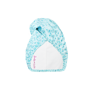 Oboustranný vlasový turban Barbie Double Sided Hair Wrap Sport&Satin Blue Panther Glov - 1