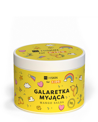 Mycí želé do dětské koupele, žlutá mango salsa HiSkin for Kids