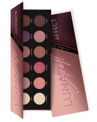 Lunární kouzlo ovlivňuje profesionální kosmetiku paleta lisovaných očních stínů - 1