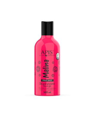 Přírodní sprchový gel s malinovou vůní s kyselinou hyaluronovou Fruit Shot Apis - 2