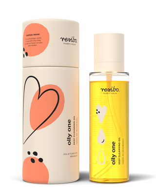 Přírodní mastný odličovač pro hydrataci 100 ml Resibo - 3