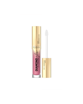 Lesk na rty s kyselinou hyaluronovou No 05 karamelka Diamond Glow Lip Luminizer Eveline - 1