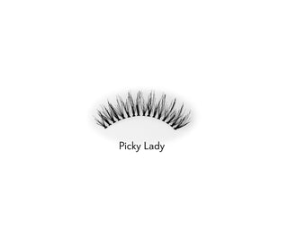 2D umělé řasy pro vícenásobné použití, lehké a měkké Picky Lady Bamm!Lashes - 2