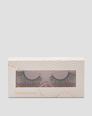 Umělé řasy na 2D proužku pro opakovaně použitelné velmi měkké Go Bold Bamm!Lashes - 1