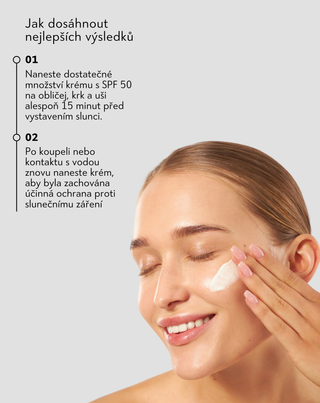 Hydratační pleťový krém s SPF 50 s alantoinem a kyselinou hyaluronovou Nutridome - 2