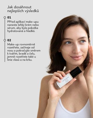 Lehký pleťový make-up s dobrým krytím zmatňující 12h 02 Natural Nutridome - 3