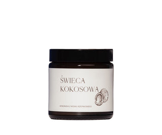 Veganská svíčka na tuřín s bavlněným knotem s vůní kokosu 120 ml MgLife