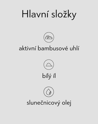 Detoxikační pleťový peeling s aktivním bambusovým uhlím a bílým jílem Nutridome - 3
