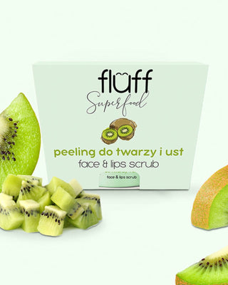 Jemný peeling na obličej a ústa s vyhlazením sacharózy a jojobového oleje Fluff - 2