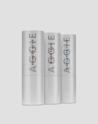 Sada pro líčení tvářenka, bronzer, rozjasňovač - univerzální pro všechny typy pleti Aggie - 1