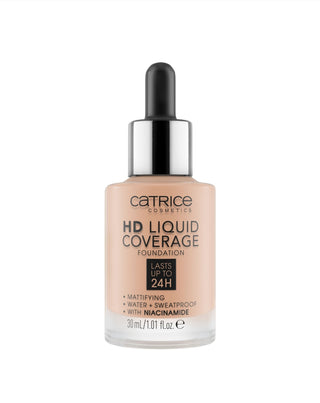 HD Liquid Coverage kryjící make-up až 24 hodin růžově béžová 020 Catrice