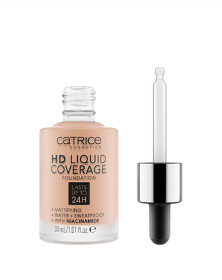 HD Liquid Coverage kryjící make-up až 24 hodin růžově béžová 020 Catrice