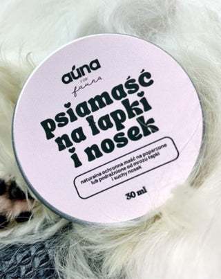 Přírodní ochranný balzám pro psy na tlapky a suchý nos Auna For Fauna 30 ml - 2