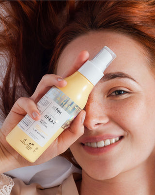 Výživný sprej pro kudrnaté vlasy se zralou vůní melounu s aloe so!flow - 2