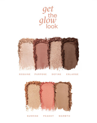 Wielozadaniowa paleta do makijażu twarzy i oczu get the glow look Paese 1 - 2