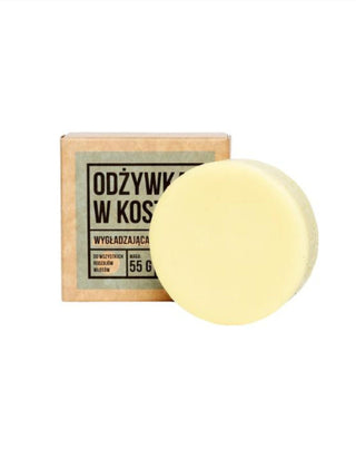 Wygładzająca odżywka do włosów w kostce wzmacniająca i odżywiająca Mydlarnia Cztery Szpaki - 1