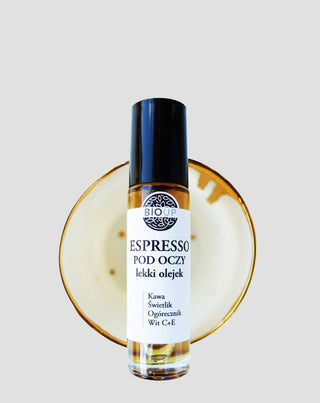 Lehký oční olej s anti-aging rozjasňovačem a okurkovým olejem Espresso BIOUP - 2