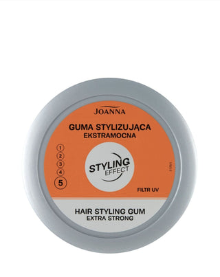 Stříbrná stylingová guma ve sklenici s UV stylingovým efektem Joanna filtr - 1
