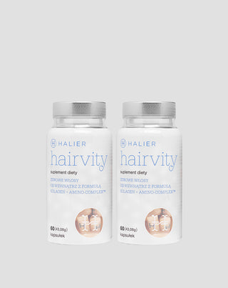 Tablety proti vypadávání a na růst vlasů pro ženy Hairvity Halier 120 kapslí - 1