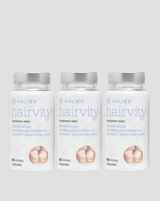 Tablety proti vypadávání a na růst vlasů pro ženy Hairvity Halier 180 kapslí - 1