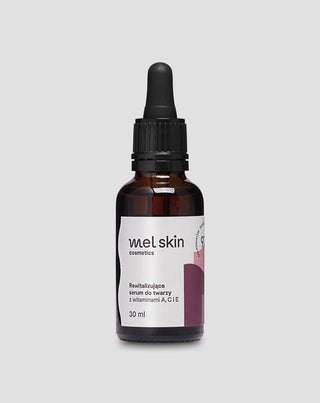 Revitalizační sérum na obličej s vitamínem C, vitamínem A a vitaminem E Mel Skin - 1