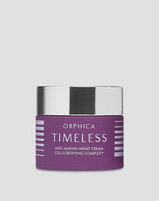 Hydratační krém na noc Timeless vhodný na vrásky s pupečníkem asijským Orphica