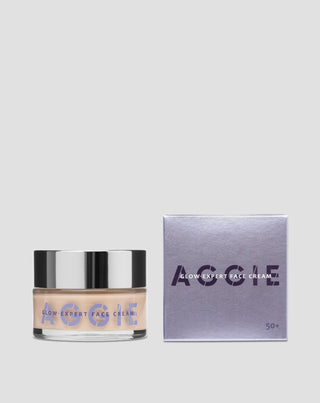 Rozjasňující krém Aggie pro suchou pokožku redukuje zarudnutí a poskytuje glow efekt