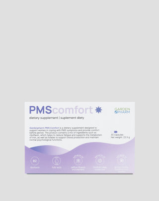 Doplněk stravy pro ženy na syndrom předmenstruačního napětí PMS Comfort Gardenpharm - 1