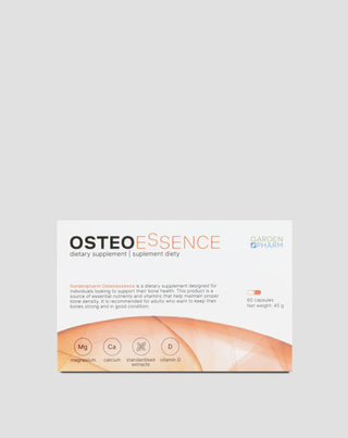 Doplněk stravy podporující zdraví a správnou hustotu kostí Osteoessence Gardenpharm 60 kapslí - 1