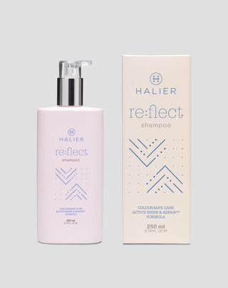 Šampon pro barvené vlasy bez parabenů Re:flect 250 ml Halier - 2