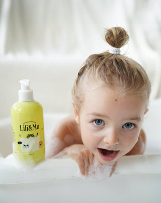Přírodní hydratační mléko do koupele pro děti s výtažkem z aloe vera Lili&Mu - 3