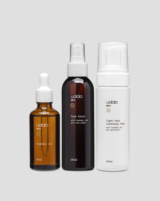 Sada čistící pleťové kosmetiky s olejem tsubaki Uddo - 1