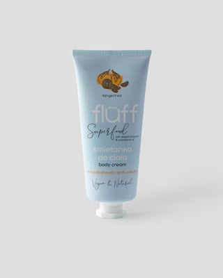 Tělový krém proti celulitidě s bambuckým máslem s vůní mandarinky Fluff - 1