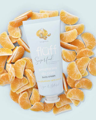 Tělový krém proti celulitidě s bambuckým máslem s vůní mandarinky Fluff - 3