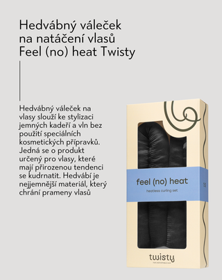 Hedvábný váleček pro natáčení vlasů bez tepla Feel (no) heat Twisty
