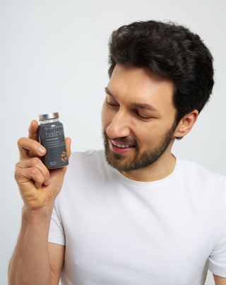 Tablety proti vypadávání vlasů pro muže na plešatění Hairvity Men Halier 60 kapslí - 3
