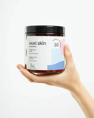 Rybí kolagenový prášek na pití pro krásnou pleť, vlasy, nehty a zdravé klouby s glukosaminem a vítamínem C Mel Skin - 3