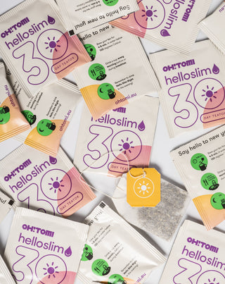 Detoxikační čaj na den detox těla během 30 dnů ovocný a bylinný Hello Slim Oh!Tomi - 3