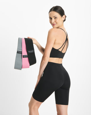 Body Functions krátké posilovací gumy pro fitness 76 cm sada 3 kusů. - 2