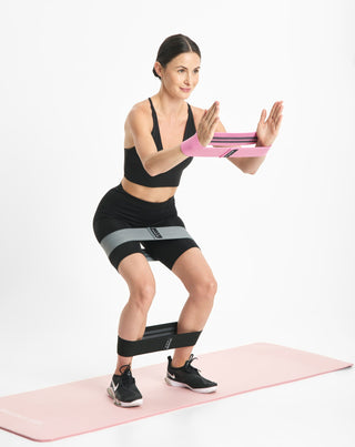 Body Functions krátké posilovací gumy pro fitness 76 cm sada 3 kusů. - 3