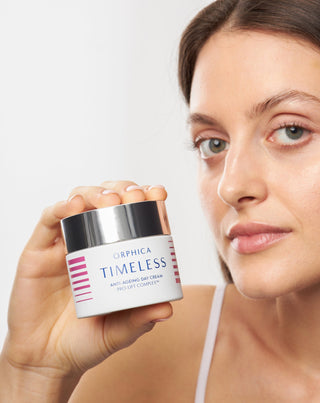 Krém s filtrem SPF 20 na den s trojnásobným účinkem proti vráskám Timeless Orphica - 5