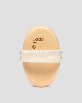 Uddo přírodní masážní kartáč na tělo z kančích štětin - 6