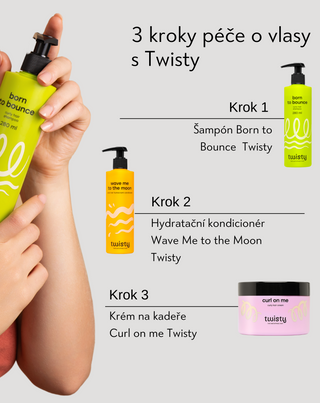 Sada kosmetiky pro péči a styling kudrnatých a vlnitých vlasů Twisty - 4