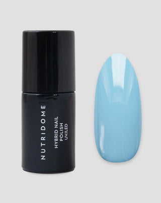 Hybridní lak na nehty UV/LED Ocean Blue 003 Nutridome - 1