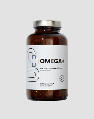 Doplněk stravyUp Omega+ UP Omega-3 nenasycené mastné kyseliny Health Pharma 120 kapslí - 1