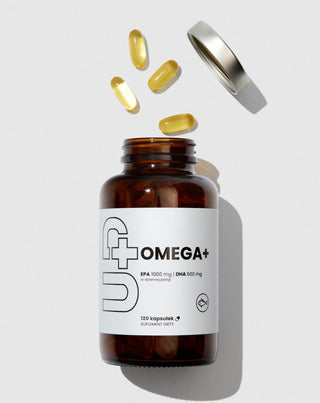 Doplněk stravyUp Omega+ UP Omega-3 nenasycené mastné kyseliny Health Pharma 120 kapslí - 2