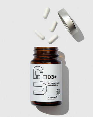 Doplněk stravy Up D3+ Vitamin D3 v kombinaci s hořčíkem UP Health Pharma 60 kapslí - 2
