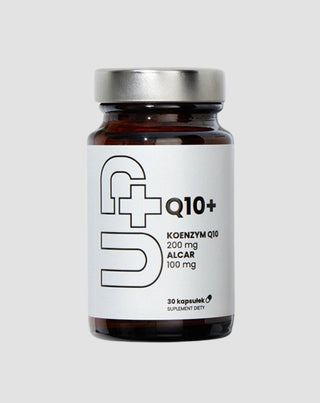 Doplněk stravy UP Q10+ koenzym Q10 s acetyl-L-karnitinem 30 kapslí UP Health Pharma - 1