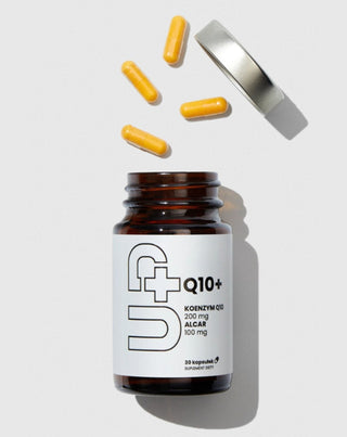 Doplněk stravy UP Q10+ koenzym Q10 s acetyl-L-karnitinem 30 kapslí UP Health Pharma - 2